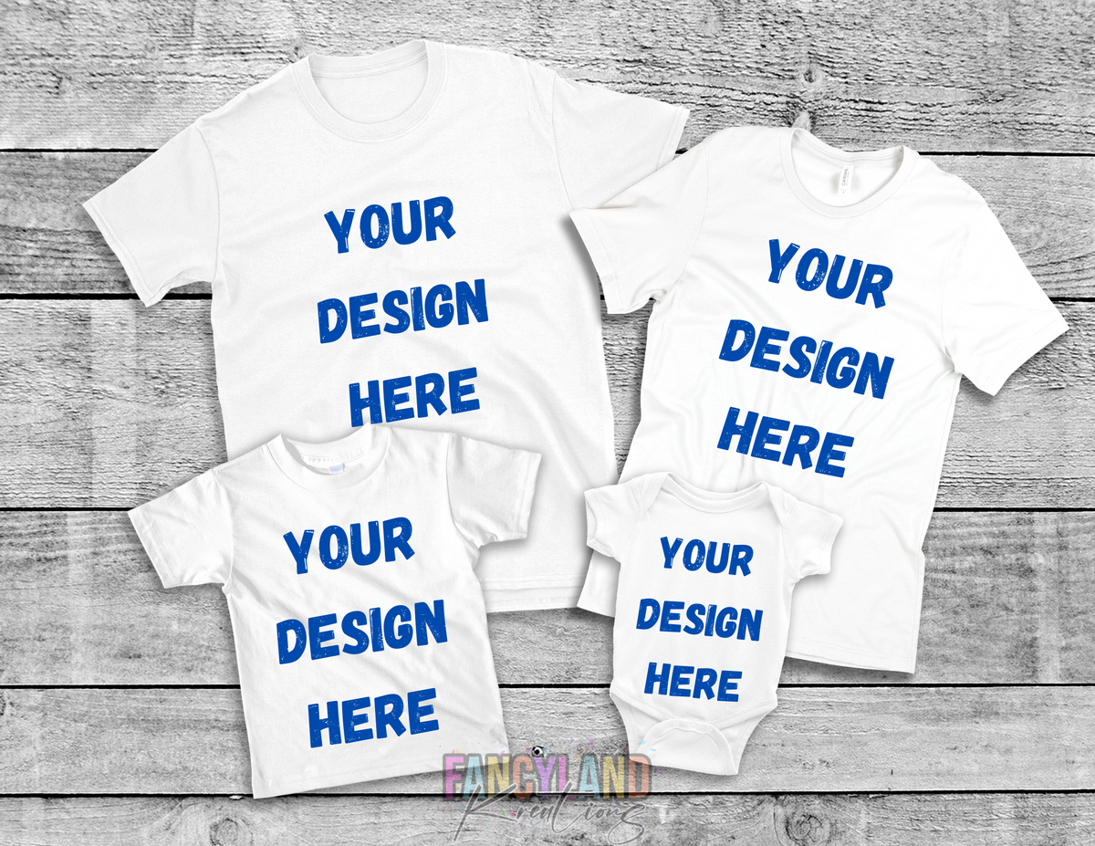 Personalized Shirts (MINIMUM ORDER OF 5 SHIRTS)