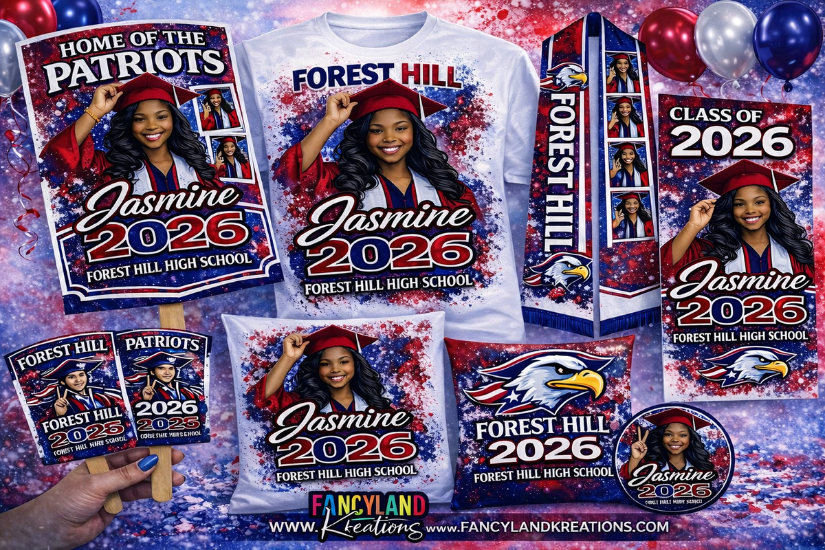 Forest Hill High School Class of 2026 Graduation Bundle