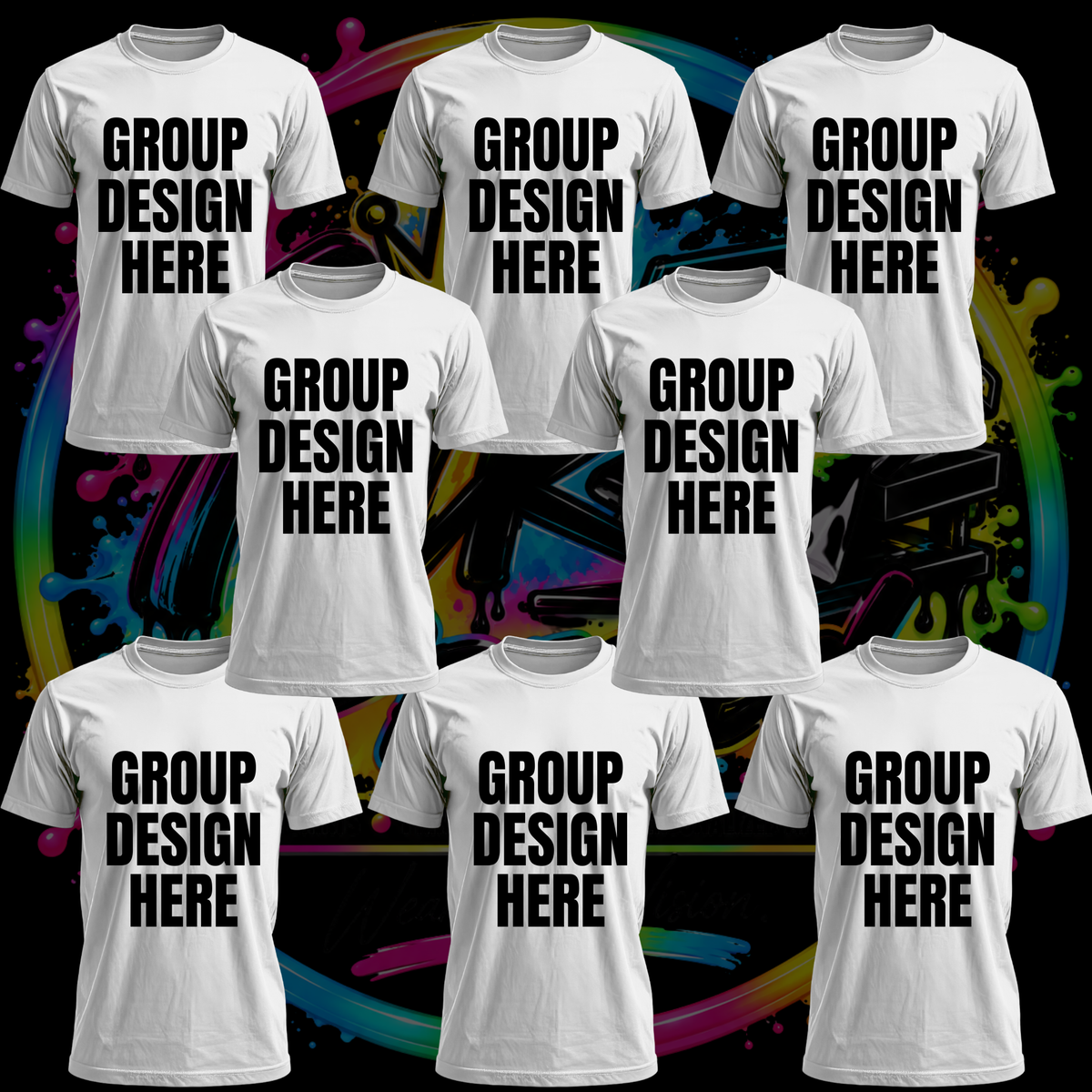 Custom Group Apparel T-Shirts | Upload Your Design