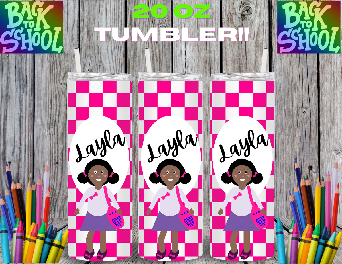 Personalized Back To School Tumblers for Teacher & Kids!!