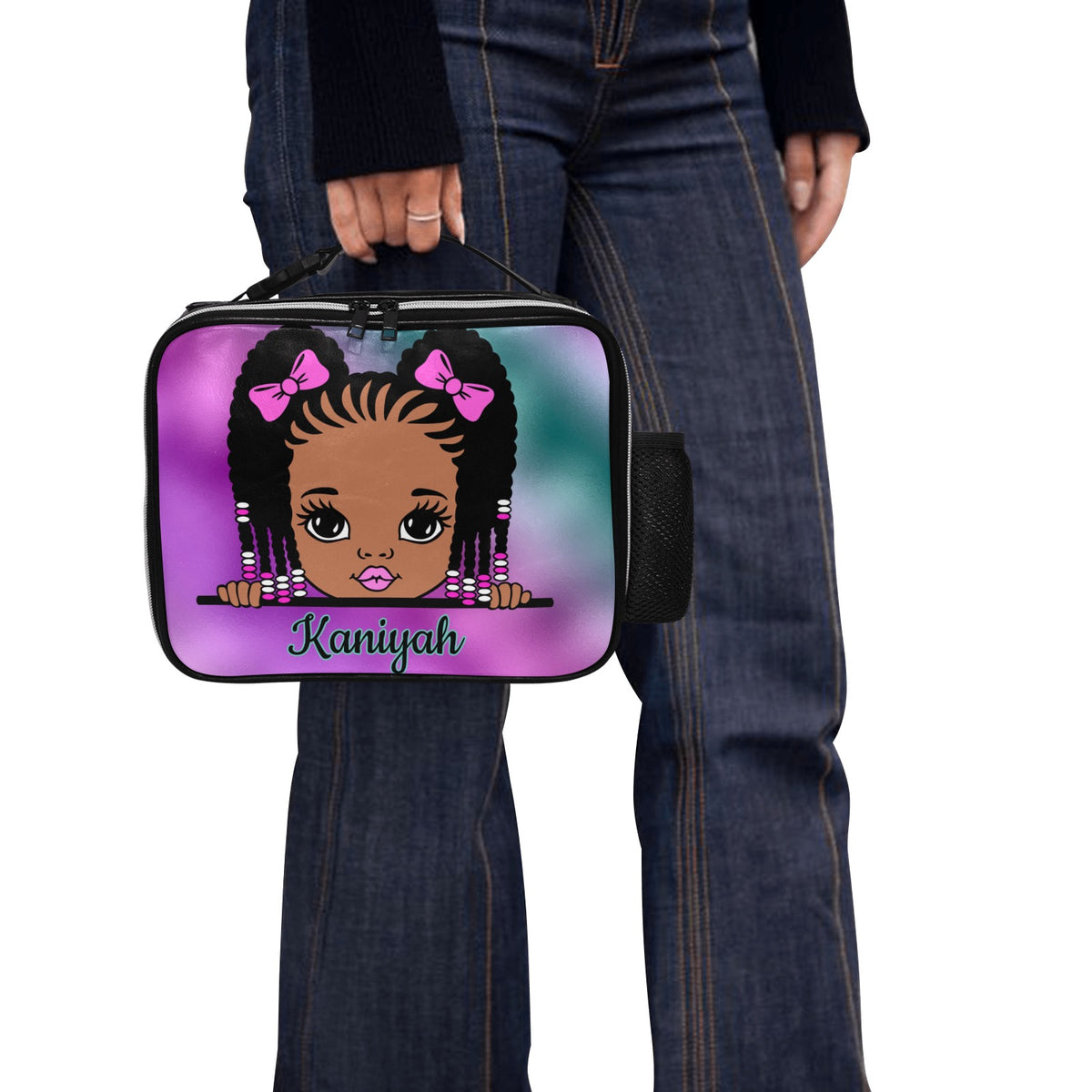 Afro Girl Braids Backpack Bundle